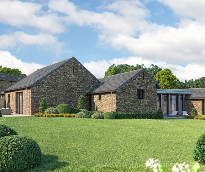 Penscombe Barns-Barn 1-Back
